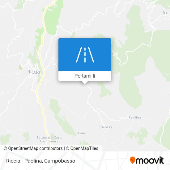 Mappa Riccia - Paolina