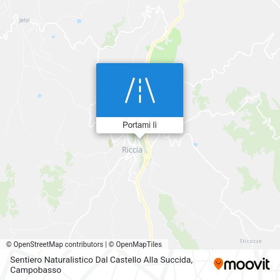 Mappa Sentiero Naturalistico Dal Castello Alla Succida