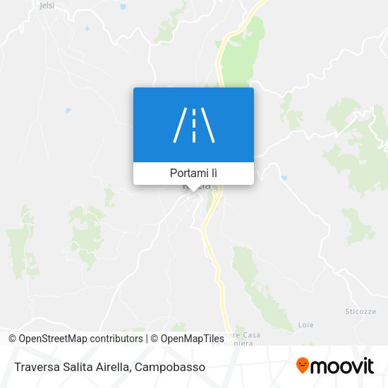Mappa Traversa Salita Airella