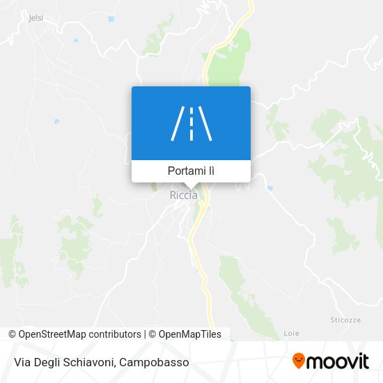 Mappa Via Degli Schiavoni