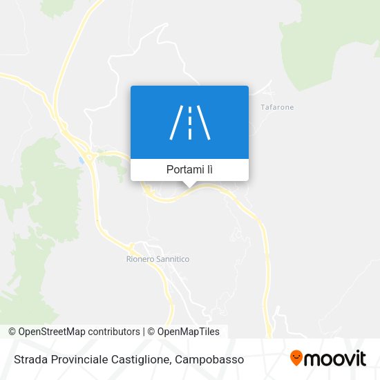 Mappa Strada Provinciale Castiglione