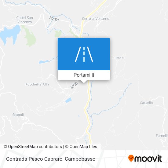 Mappa Contrada Pesco Capraro