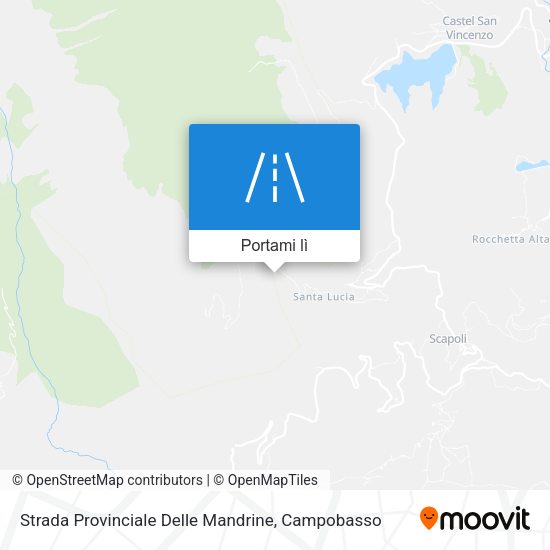 Mappa Strada Provinciale Delle Mandrine