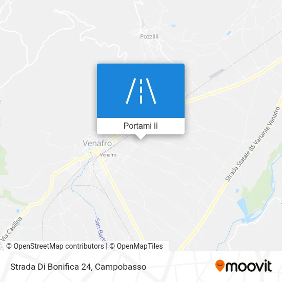 Mappa Strada Di Bonifica 24