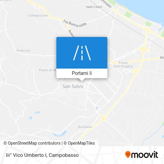 Mappa Iii° Vico Umberto I