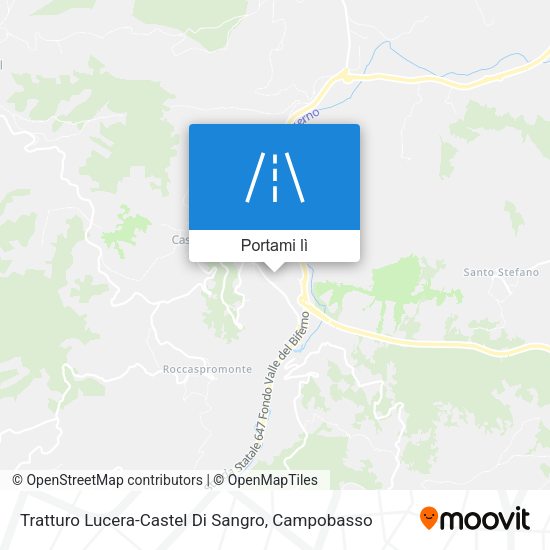 Mappa Tratturo Lucera-Castel Di Sangro