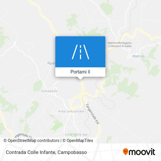 Mappa Contrada Colle Infante
