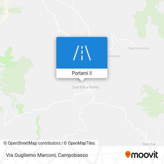 Mappa Via Gugliemo Marconi