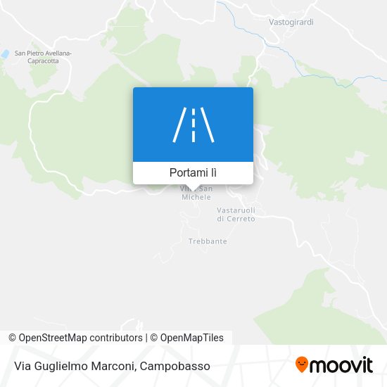 Mappa Via Guglielmo Marconi