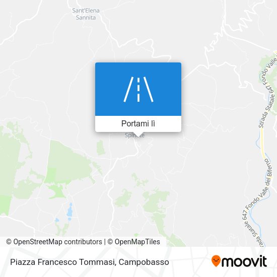 Mappa Piazza Francesco Tommasi