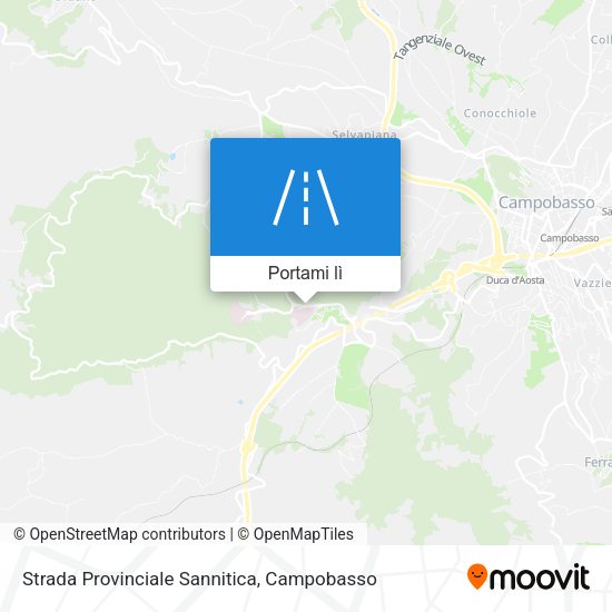 Mappa Strada Provinciale Sannitica