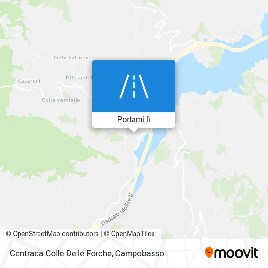 Mappa Contrada Colle Delle Forche