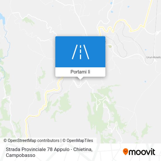 Mappa Strada Provinciale 78 Appulo - Chietina