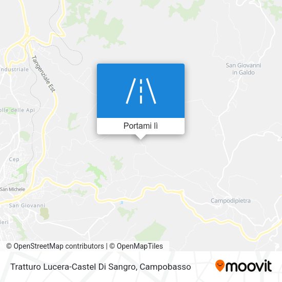 Mappa Tratturo Lucera-Castel Di Sangro