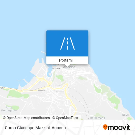 Mappa Corso Giuseppe Mazzini