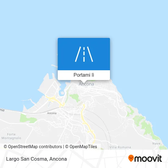 Mappa Largo San Cosma