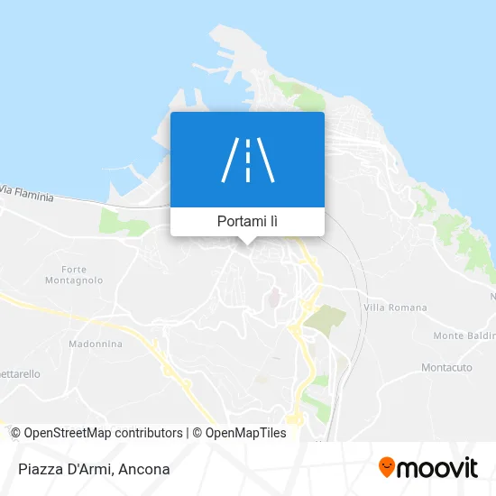 Mappa Piazza D'Armi