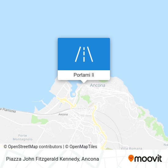 Mappa Piazza John Fitzgerald Kennedy
