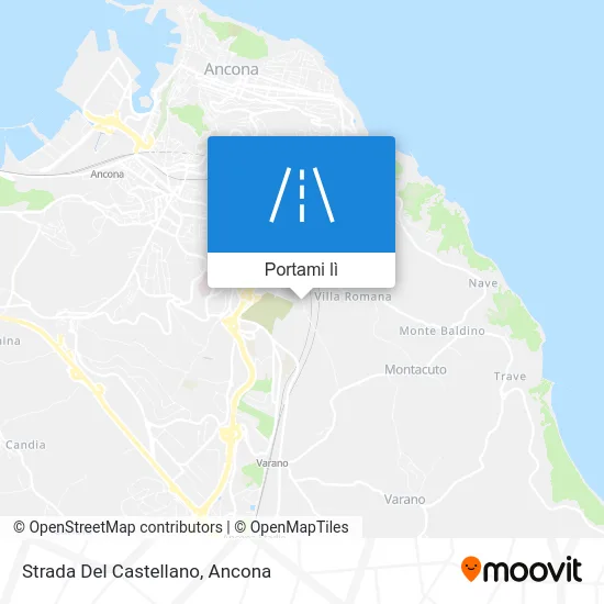 Mappa Strada Del Castellano