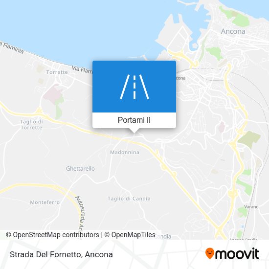 Mappa Strada Del Fornetto