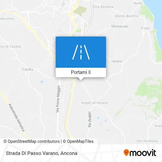 Mappa Strada Di Passo Varano