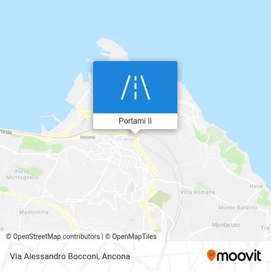 Mappa Via Alessandro Bocconi