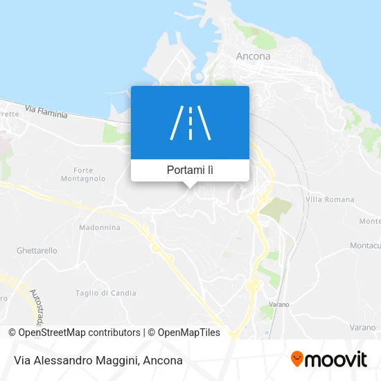 Mappa Via Alessandro Maggini