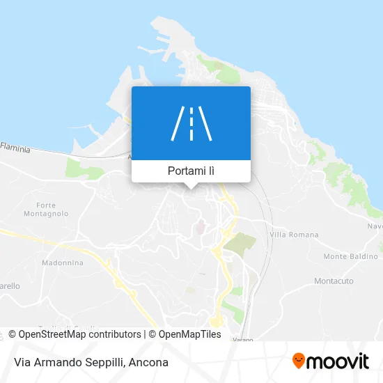 Mappa Via Armando Seppilli