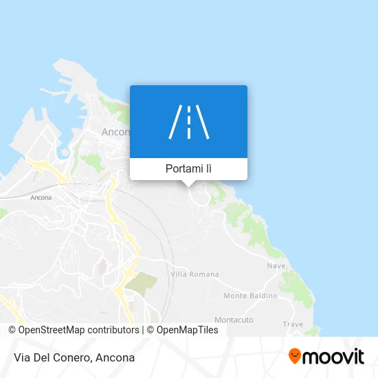 Mappa Via Del Conero