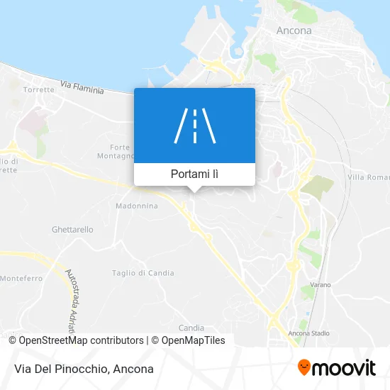 Mappa Via Del Pinocchio