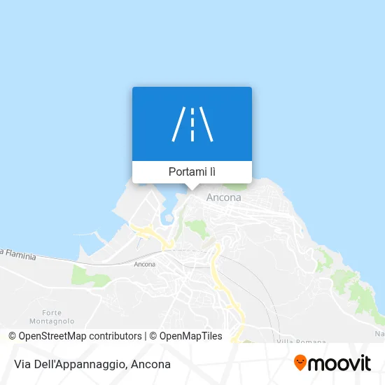 Mappa Via Dell'Appannaggio