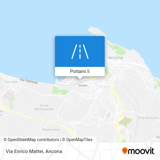 Mappa Via Enrico Mattei