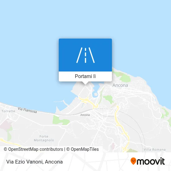 Mappa Via Ezio Vanoni