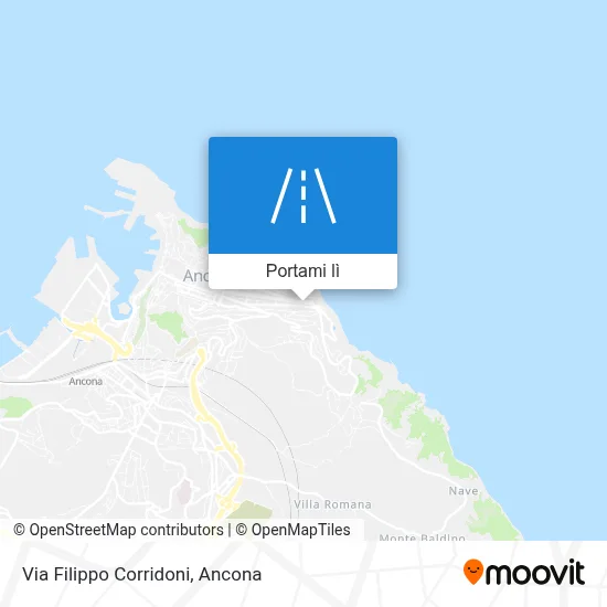Mappa Via Filippo Corridoni