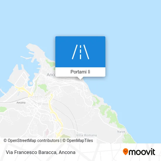 Mappa Via Francesco Baracca