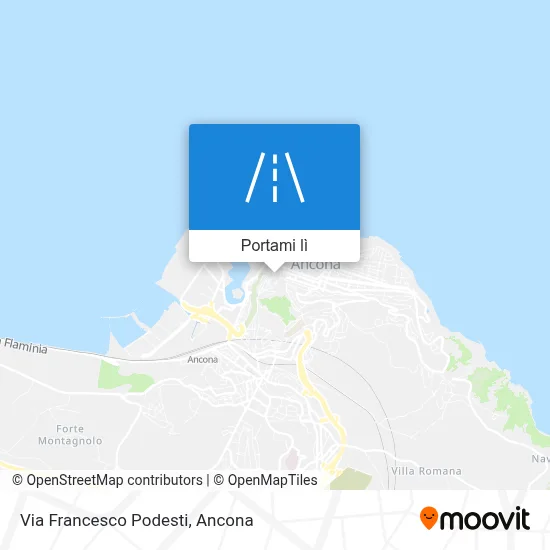 Mappa Via Francesco Podesti