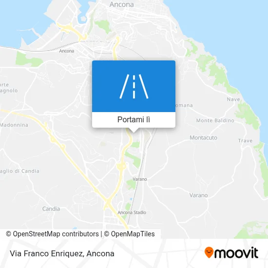 Mappa Via Franco Enriquez