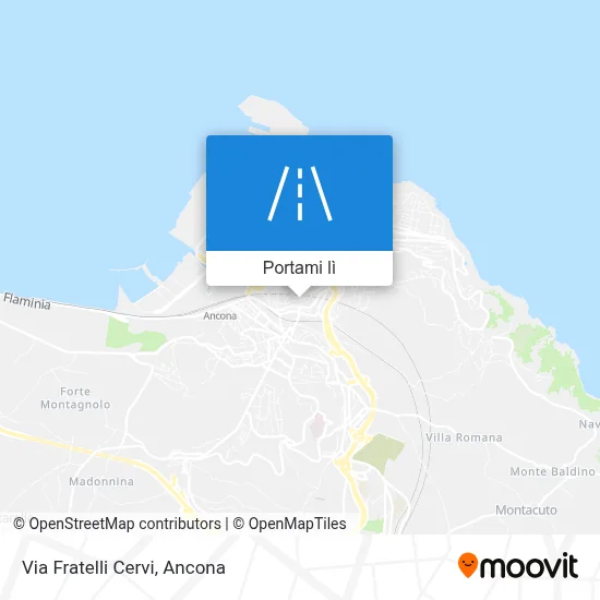 Mappa Via Fratelli Cervi
