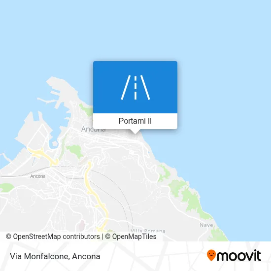 Mappa Via Monfalcone