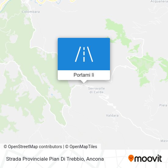Mappa Strada Provinciale Pian Di Trebbio