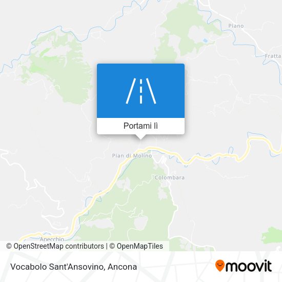 Mappa Vocabolo Sant'Ansovino