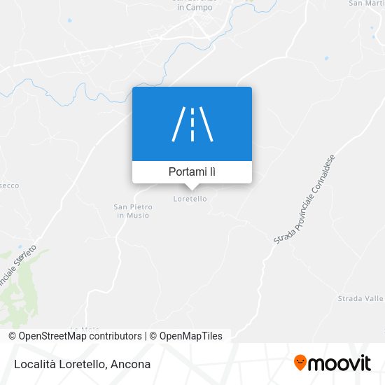 Mappa Località Loretello