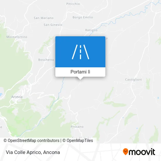 Mappa Via Colle Aprico