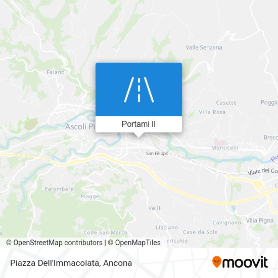 Mappa Piazza Dell'Immacolata