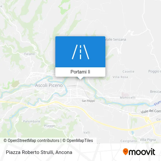 Mappa Piazza Roberto Strulli