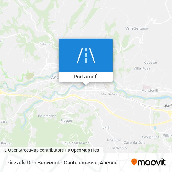 Mappa Piazzale Don Benvenuto Cantalamessa
