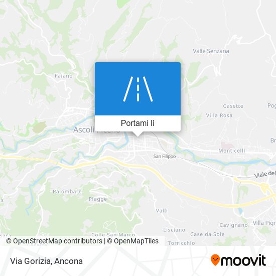 Mappa Via Gorizia