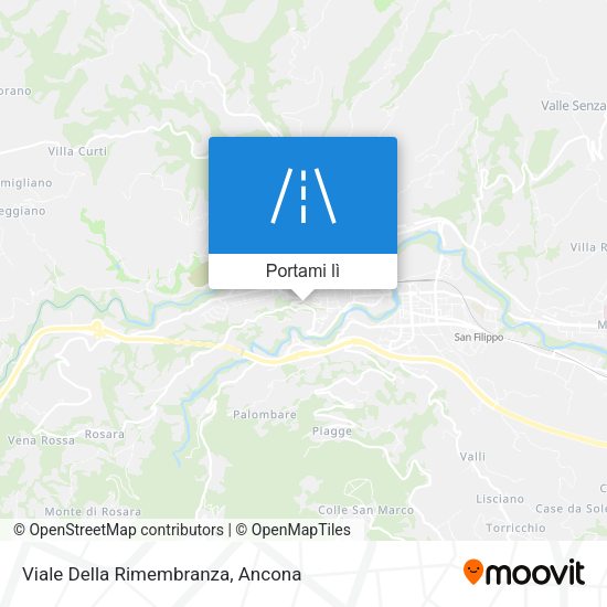 Mappa Viale Della Rimembranza