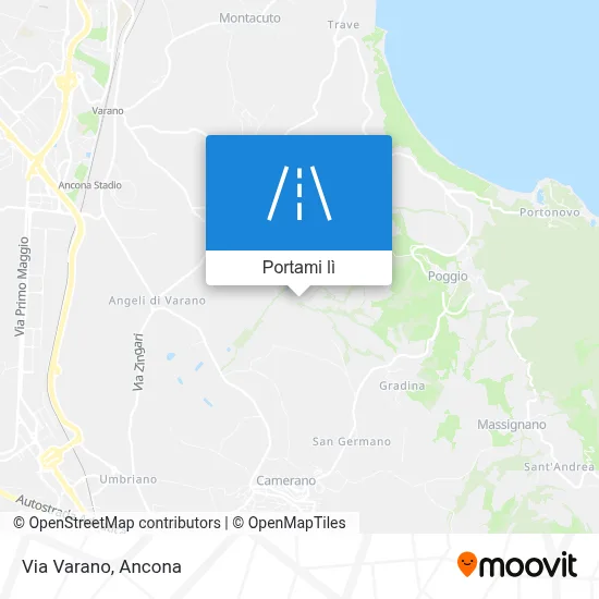 Mappa Via Varano