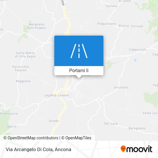 Mappa Via Arcangelo Di Cola